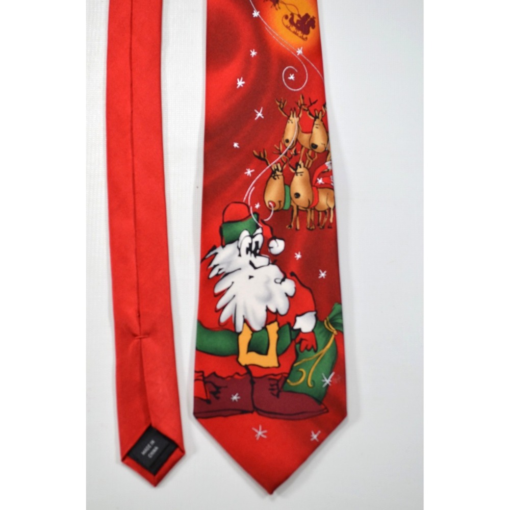 J. Garcia Collection Fifty-Four‎ Merry Christmas Red Tie 60" Merry Christmas